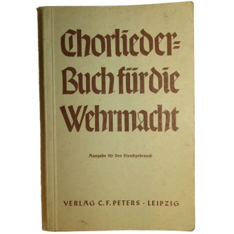Für die Chorliederbuch Wehrmacht. Espenlaub militaria